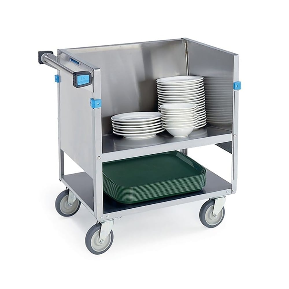 Lakeside 407 22 5/8" Mobile Dish Caddy w/ (2) Shelves, Stainless