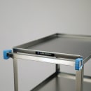 Lakeside 411 3 Level Stainless Utility Cart w/ 500 lb Capacity, Raised Ledges thumbnail 4