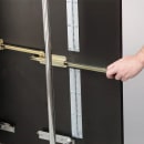 Lakeside 413 36" Square Table Room Service Cart, Gray thumbnail 3