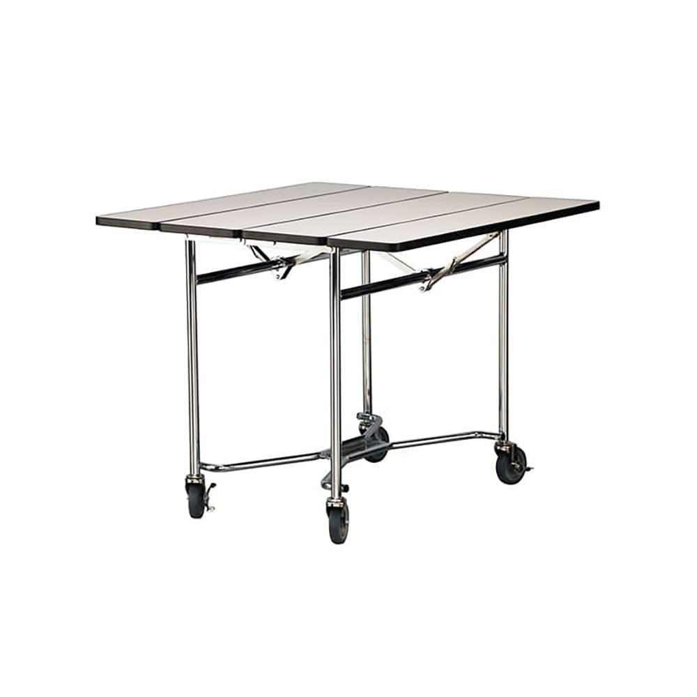 Lakeside 416 PURP 36" Square Folding Table w/ Purple Laminate Top, 30"H