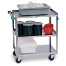 Lakeside 422A 3 Level Stainless Utility Cart w/ 500 lb Capacity, Raised Ledges thumbnail 2