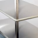 Lakeside 445 Queen Mary Cart - 4 Levels, 500 lb. Capacity, Stainless, Flat Edges thumbnail 2