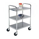 Lakeside 479 3 Level Stainless Utility Cart w/ 500 lb Capacity, Flat Ledges thumbnail 7