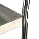 Lakeside 493 3 Level Stainless Utility Cart w/ 500 lb Capacity, Flat Ledges thumbnail 6