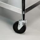 Lakeside 499 3 Level Chrome Plated Utility Cart w/ 500 lb Capacity, Flat Ledges thumbnail 5