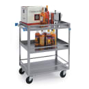 Lakeside 526 3 Level Stainless Utility Cart w/ 500 lb Capacity, Raised Ledges thumbnail 3