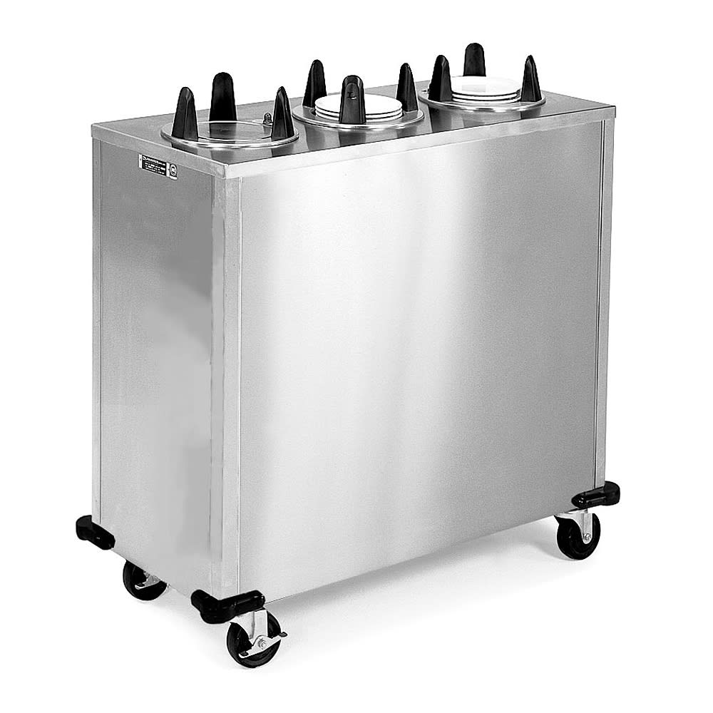 Lakeside 5306 46 1/2" Mobile Dish Dispenser w/ (3) Columns, Stainless