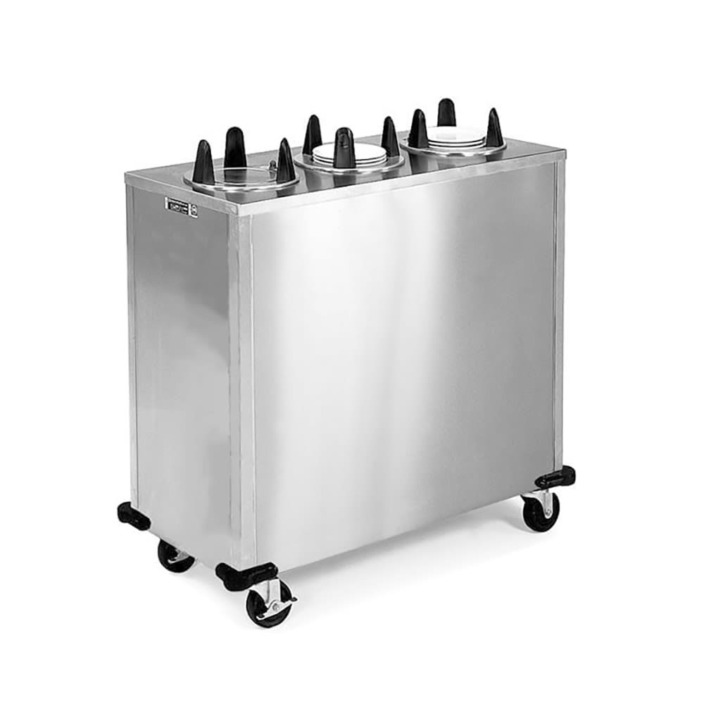 Lakeside 5307 46 1/2" Mobile Dish Dispenser w/ (3) Columns, Stainless