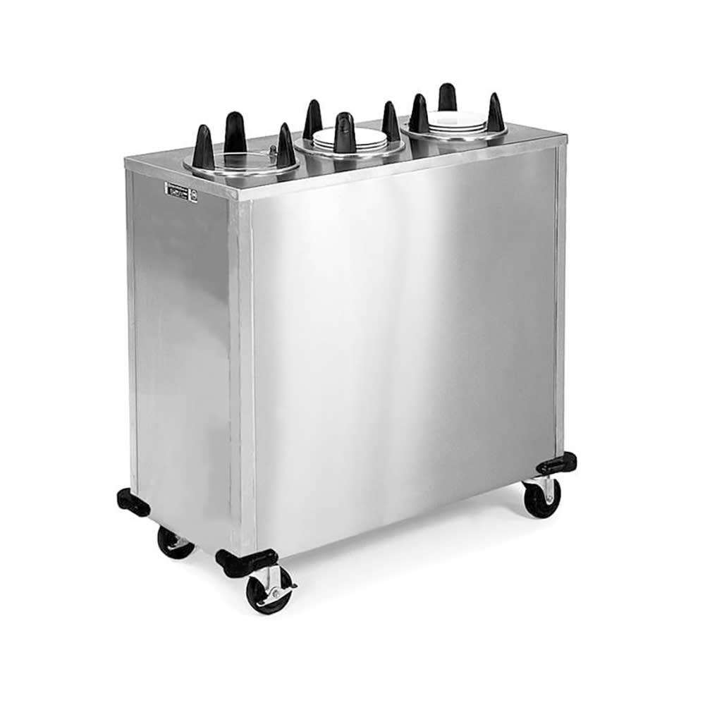 Lakeside 5308 46 1/2" Mobile Dish Dispenser w/ (3) Columns, Stainless