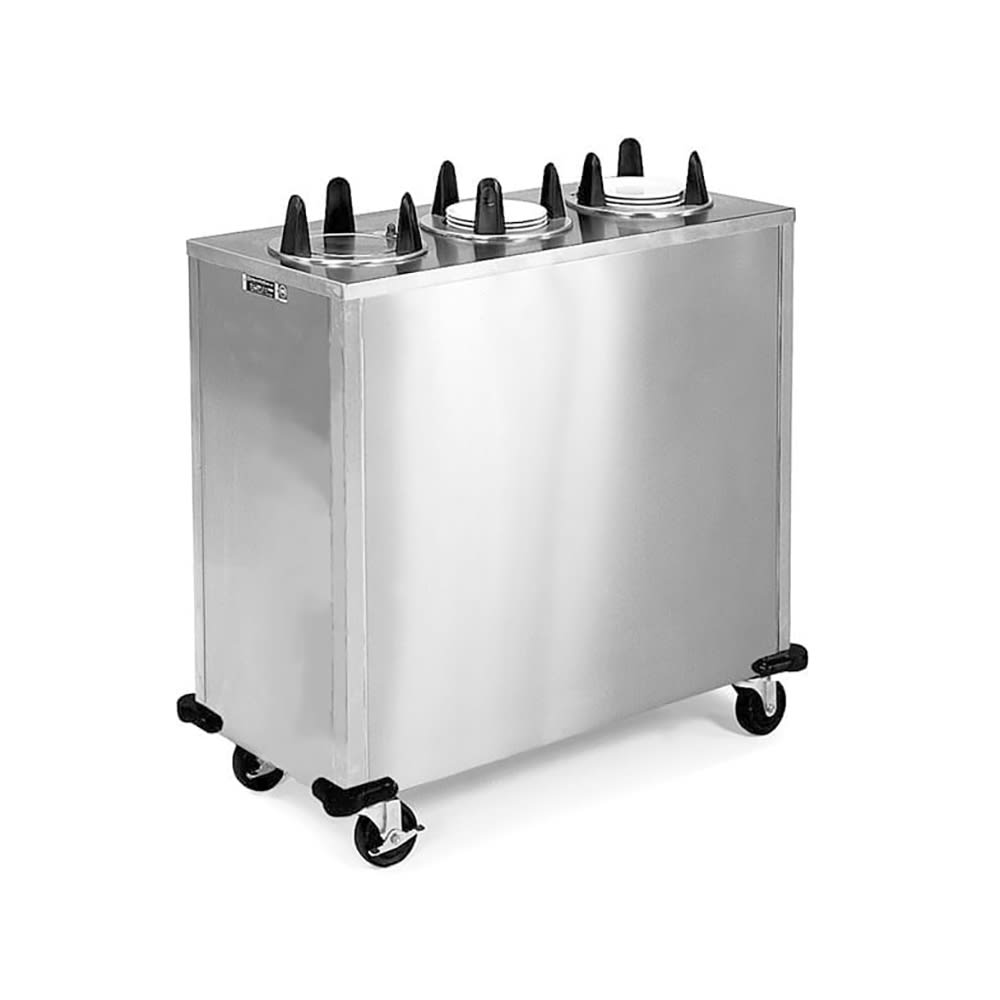 Lakeside 5309 46 1/2" Mobile Dish Dispenser w/ (3) Columns, Stainless