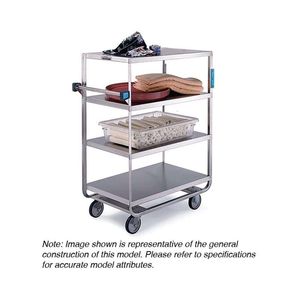 Lakeside 533 Queen Mary Cart - 6 Levels, 700 lb. Capacity, Stainless, Flat Edges