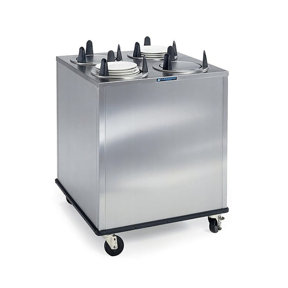 Lakeside 5405 32" Mobile Dish Dispenser w/ (4) Columns, Stainless