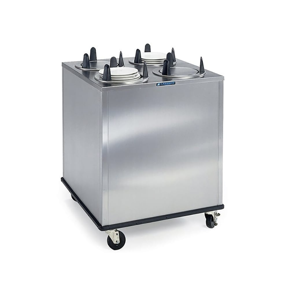 Lakeside 5408 32" Mobile Dish Dispenser w/ (4) Columns, Stainless