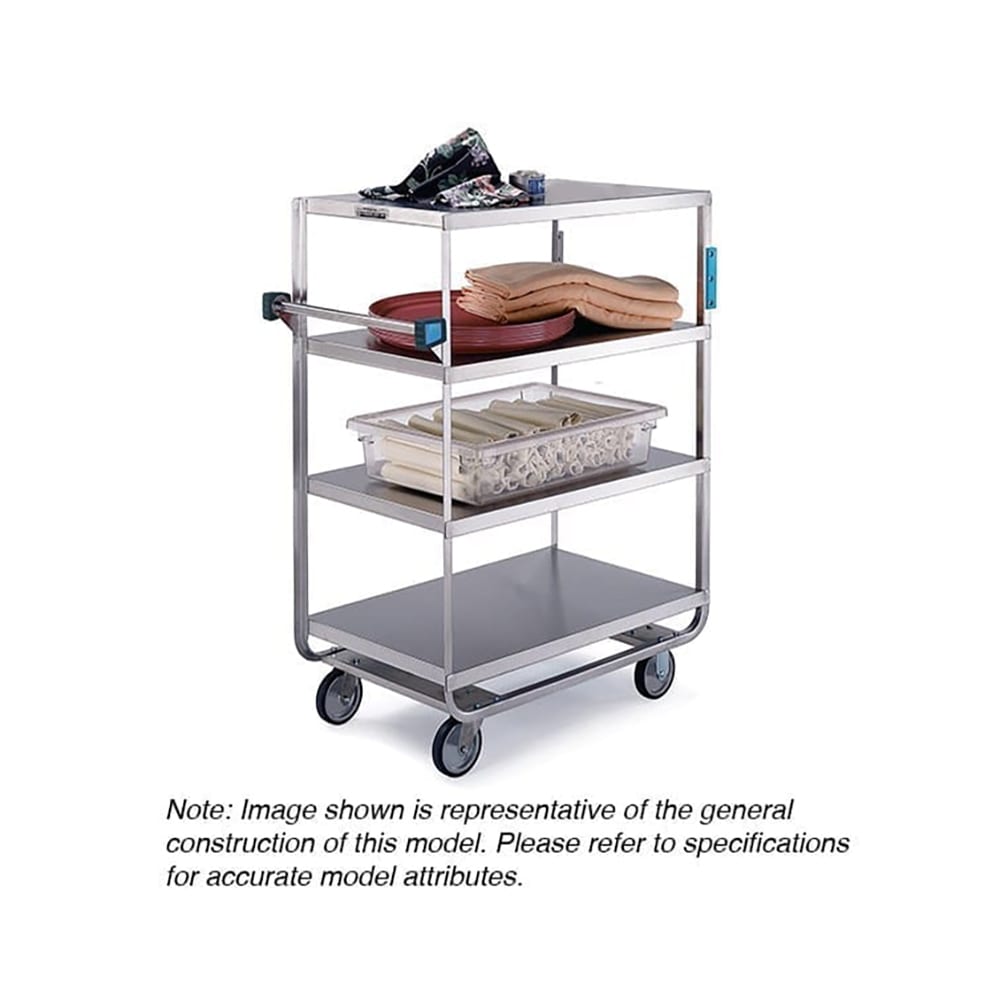 Lakeside 548 Queen Mary Cart - 6 Levels, 700 lb. Capacity, Stainless, Raised Edges
