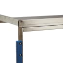 Lakeside 558 2 Level Stainless Utility Cart w/ 700 lb Capacity, Raised Ledges thumbnail 6