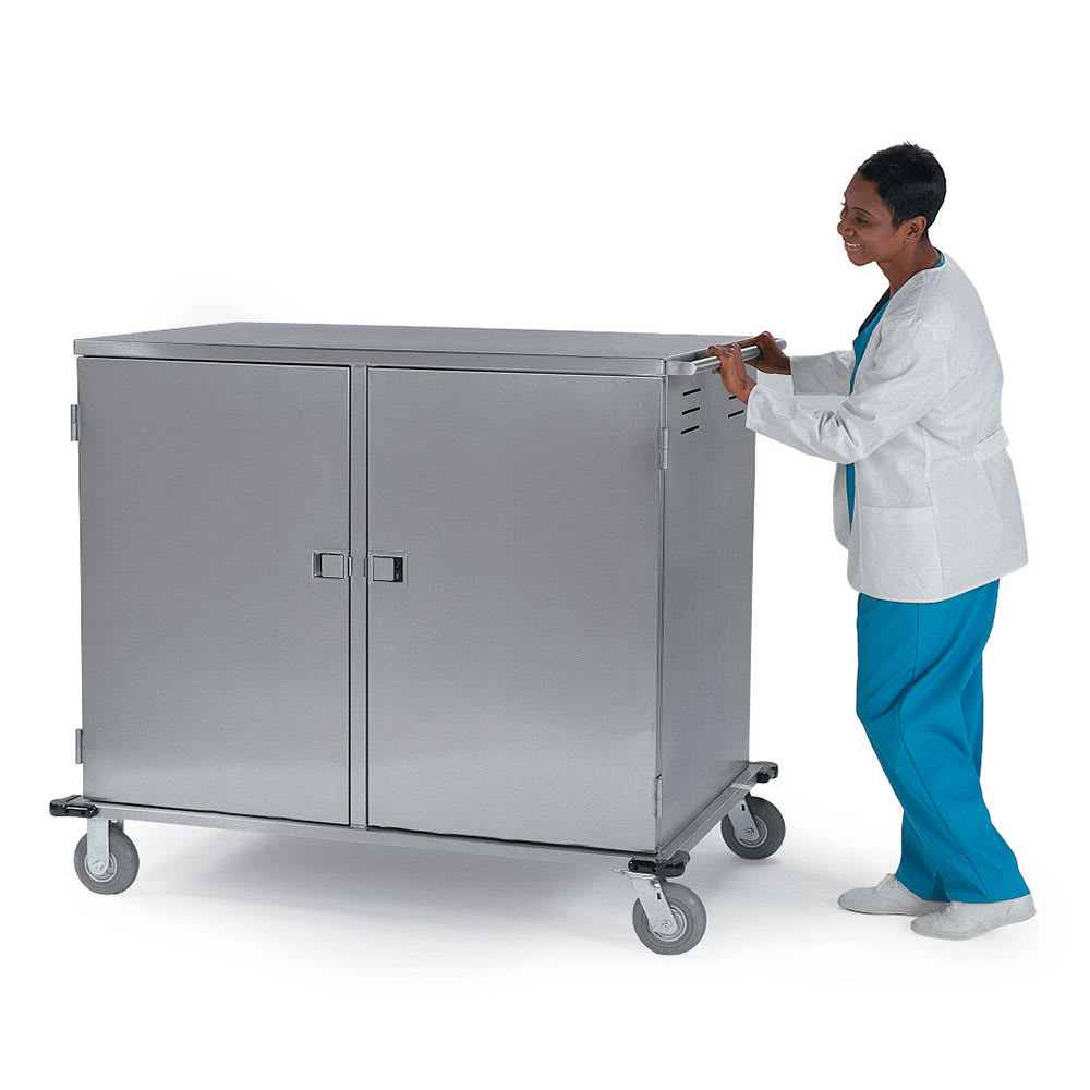 Lakeside 5624 2 Compartment Low Profile Enclosed Tray Truck for (24) 14 x 18" Trays