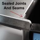 Lakeside 564 Queen Mary Cart - 4 Levels, 1000 lb. Capacity, Stainless, Raised Edges thumbnail 6