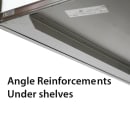 Lakeside 564 Queen Mary Cart - 4 Levels, 1000 lb. Capacity, Stainless, Raised Edges thumbnail 7