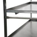 Lakeside 583 Queen Mary Cart - 4 Levels, 1000 lb. Capacity, Stainless, Raised Edges thumbnail 5