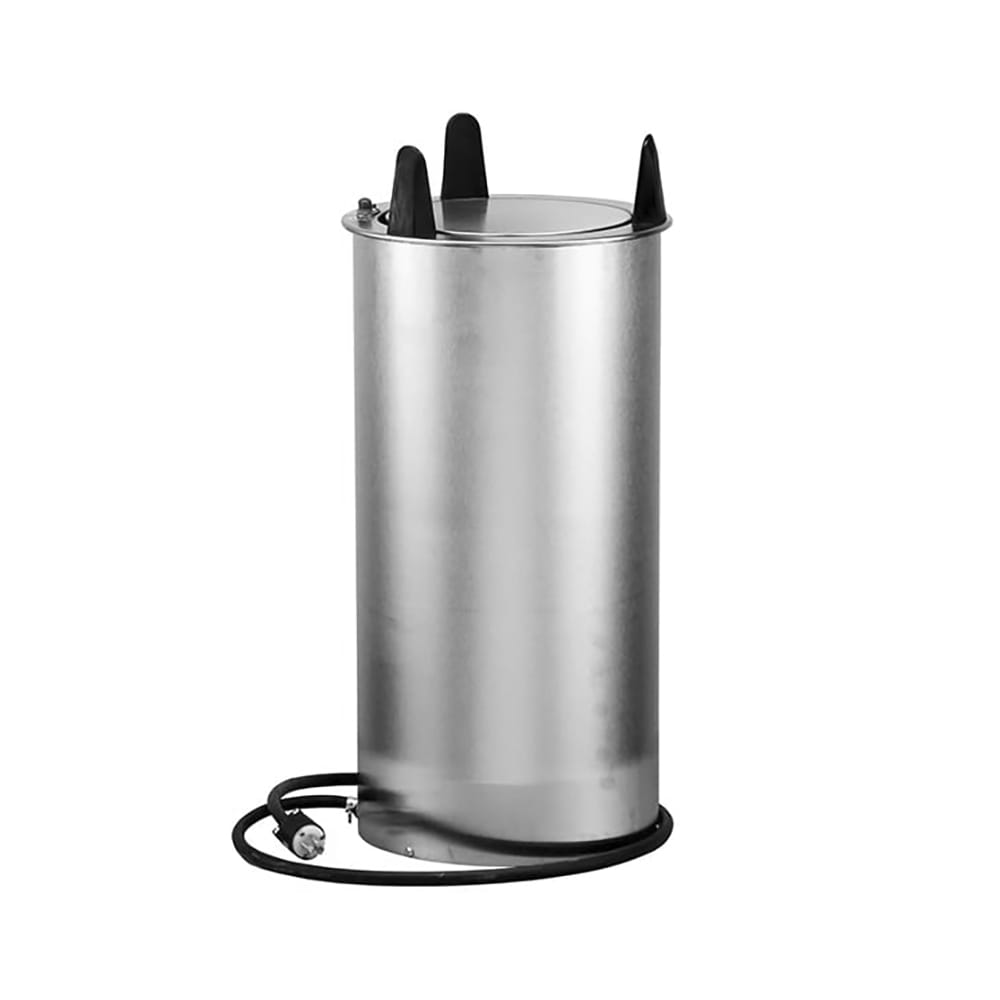 Lakeside 6000 8 1/4" Heated Drop In Dish Dispenser, Stainless, 120v