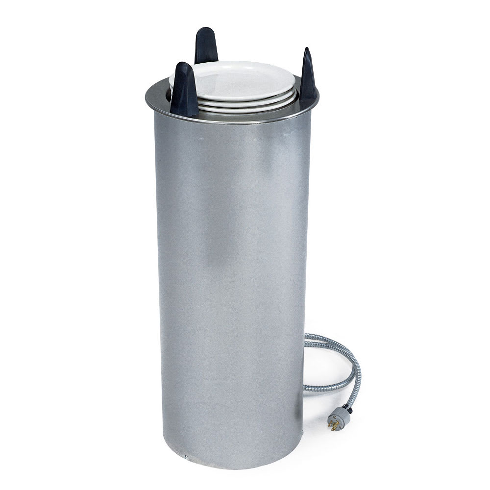 Lakeside 6009 12 3/8" Heated Drop In Dish Dispenser, Stainless, 120v