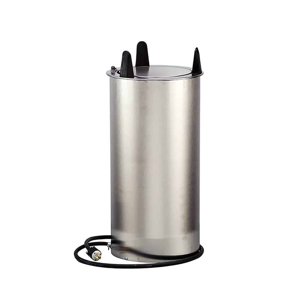 Lakeside 601025 13 3/8" Heated Drop In Dish Dispenser - ADA, Stainless, 120v