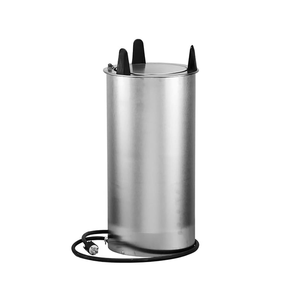 Lakeside 6012 15 7/8" Heated Drop In Dish Dispenser, Stainless, 120v