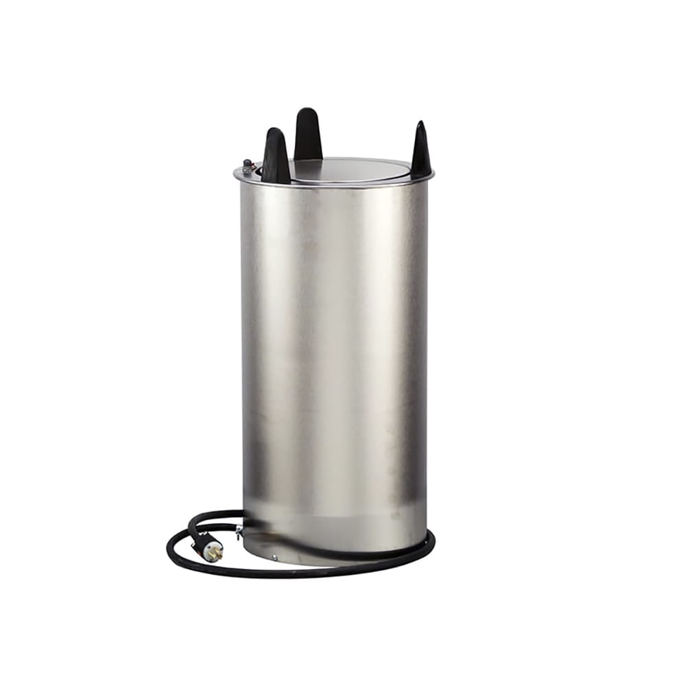 Lakeside 601225 15 7/8" Heated Drop In Dish Dispenser - ADA, Stainless, 120v