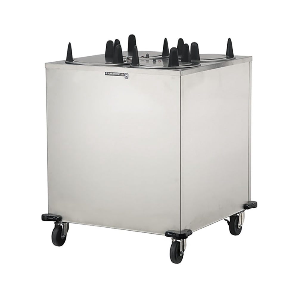 Lakeside 6405 32" Heated Mobile Dish Dispenser w/ (4) Columns - Stainless, 120v