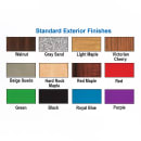 Lakeside 654 WAL 6 Tray Ambient Meal Delivery Cart thumbnail 4