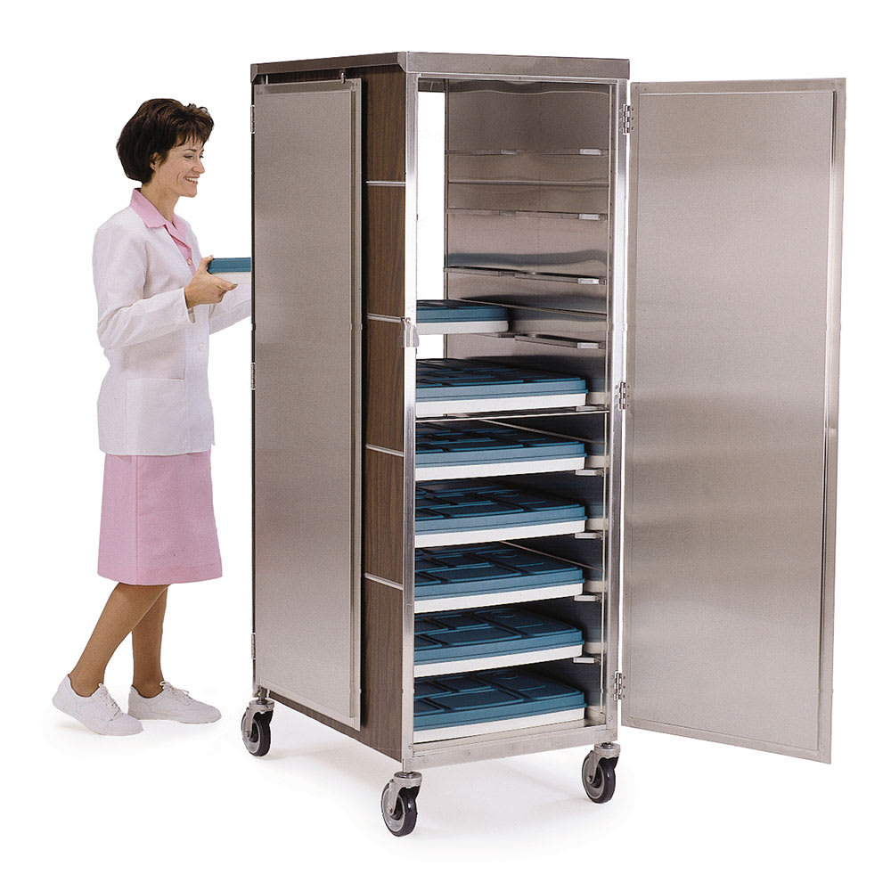 Lakeside 657 WAL 20 Tray Ambient Meal Delivery Cart