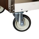 Lakeside 675 44 5/16" Stainless Beverage Service Cart, 24"D x 38 47/50"H - Victorian Cherry thumbnail 4