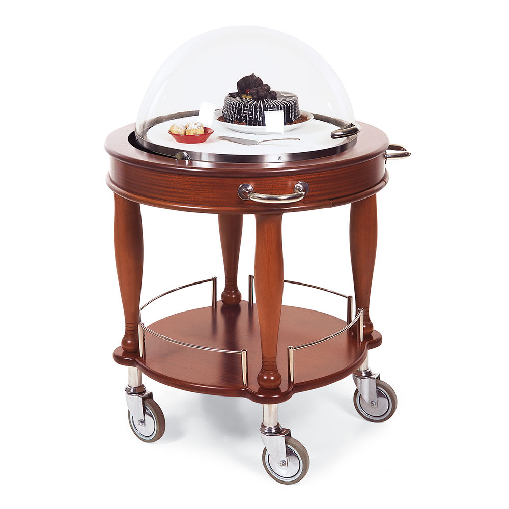 Geneva Round Dessert Cart w/ Domed Design (70021)