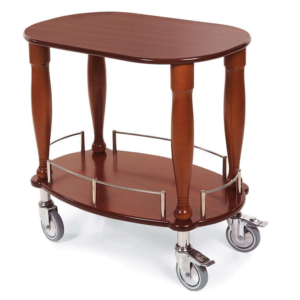 Geneva Oval Dessert Cart w/ Multi-Tiered Design (70030)