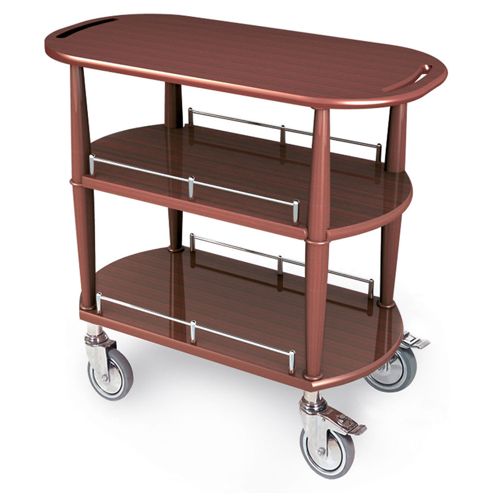 Geneva Oval Dessert Cart w/ Multi-Tiered Design (70531)