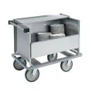 Lakeside 707 24" Mobile Dish Caddy w/ (1) Shelf, Stainless thumbnail 3