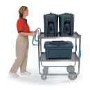Lakeside 7140 2 Level Stainless Utility Cart w/ 1000 lb Capacity, Raised Ledges thumbnail 8