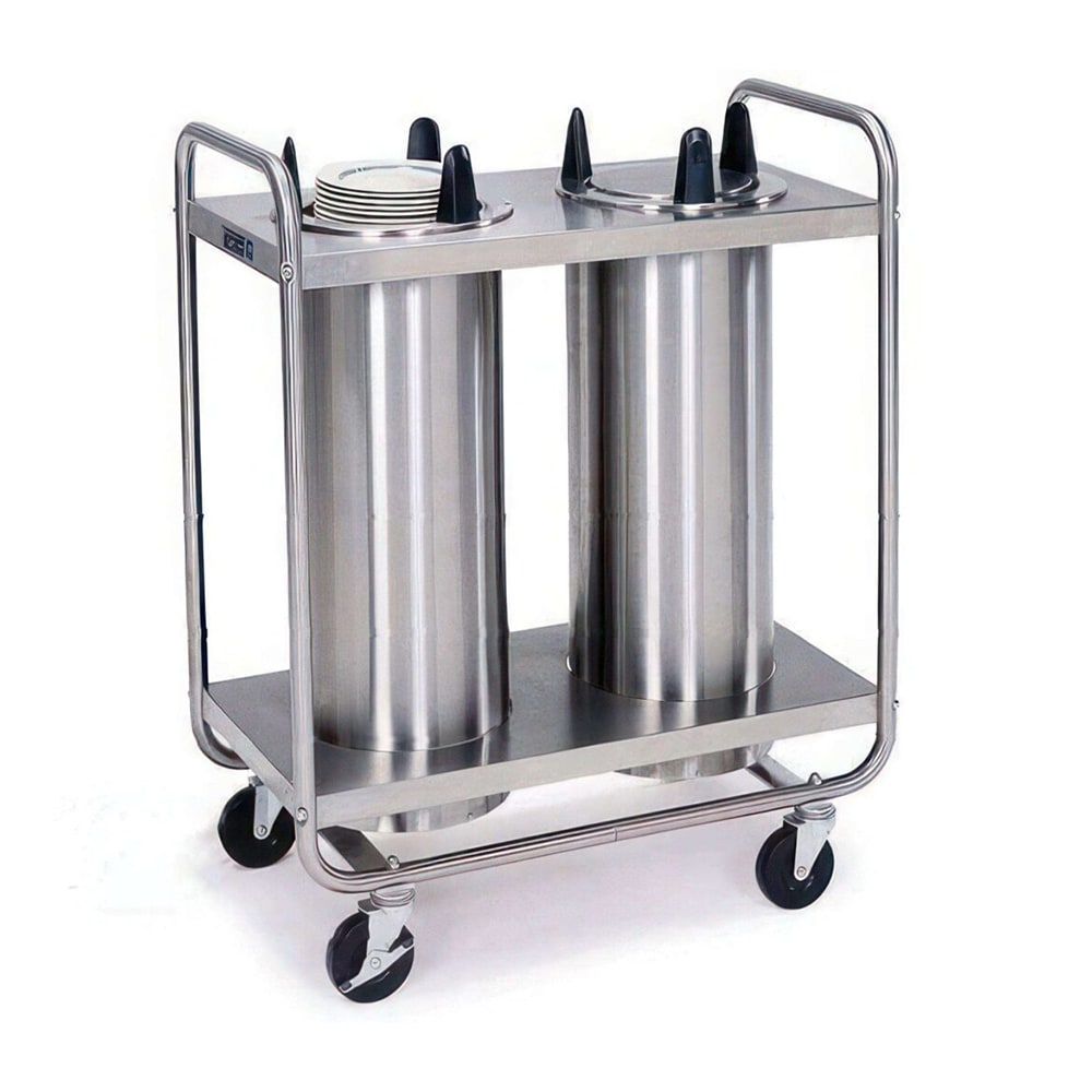 Lakeside 7205 35 1/2" Mobile Dish Dispenser w/ (2) Columns, Stainless