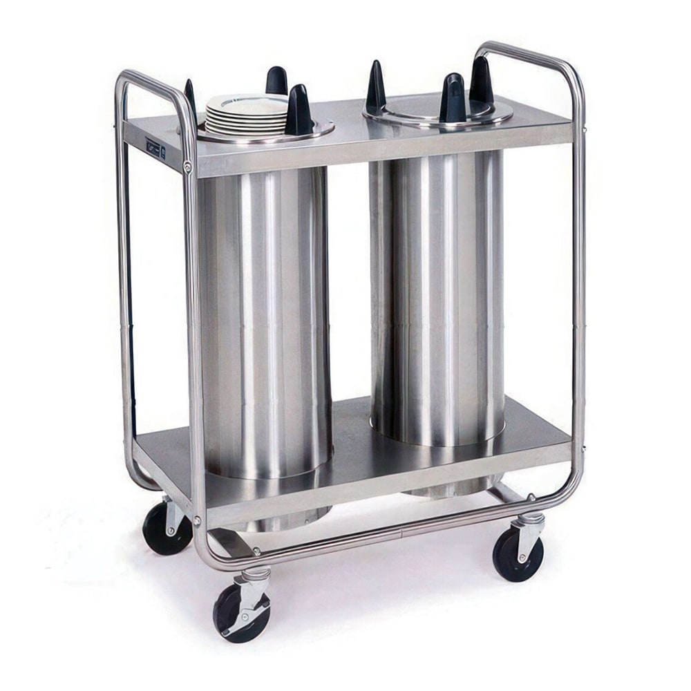 Lakeside 7206 35 1/2" Mobile Dish Dispenser w/ (2) Columns, Stainless