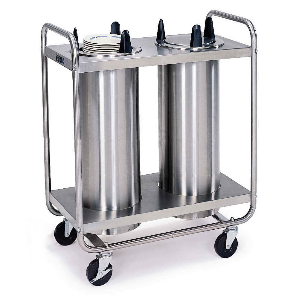 Lakeside 7207 35 1/2" Mobile Dish Dispenser w/ (2) Columns, Stainless