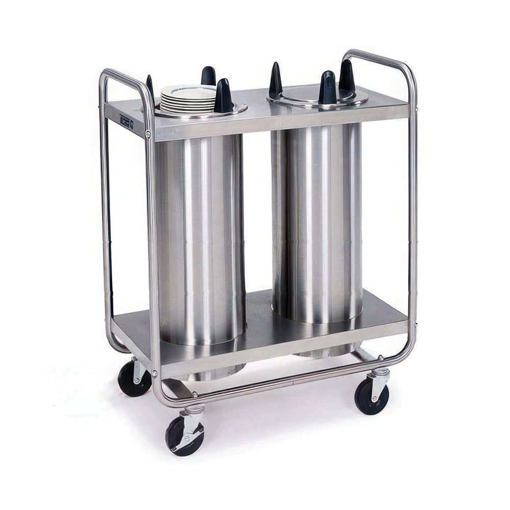 Lakeside 7210 35 1/2" Mobile Dish Dispenser w/ (2) Columns, Stainless