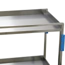 Lakeside 726 3 Level Stainless Utility Cart w/ 700 lb Capacity, Raised Ledges thumbnail 3