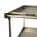 Lakeside 727 2 Level Stainless Utility Cart w/ 700 lb Capacity, Raised Ledges thumbnail 4