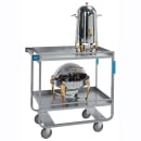 Lakeside 729 2 Level Stainless Utility Cart w/ 700 lb Capacity, Raised Ledges thumbnail 2
