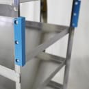 Lakeside 748 6 Level Stainless Utility Cart w/ 700 lb Capacity, Raised Ledges thumbnail 4