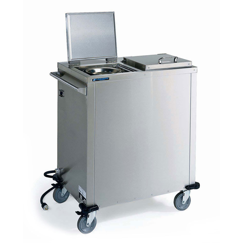 Lakeside 7501 33 3/8" Heated Mobile Dish Dispenser w/ (2) Columns - Stainless, 208/220-240v/1ph