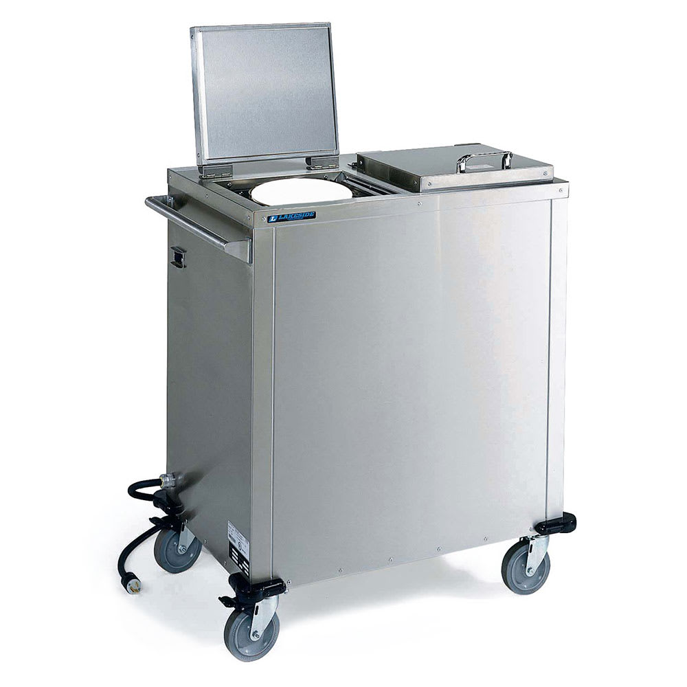 Lakeside 7511 33 3/8" Heated Mobile Dish Dispenser w/ (2) Columns - Stainless, 208v/1ph