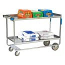 Lakeside 758 2 Level Stainless Utility Cart w/ 700 lb Capacity, Raised Ledges thumbnail 2