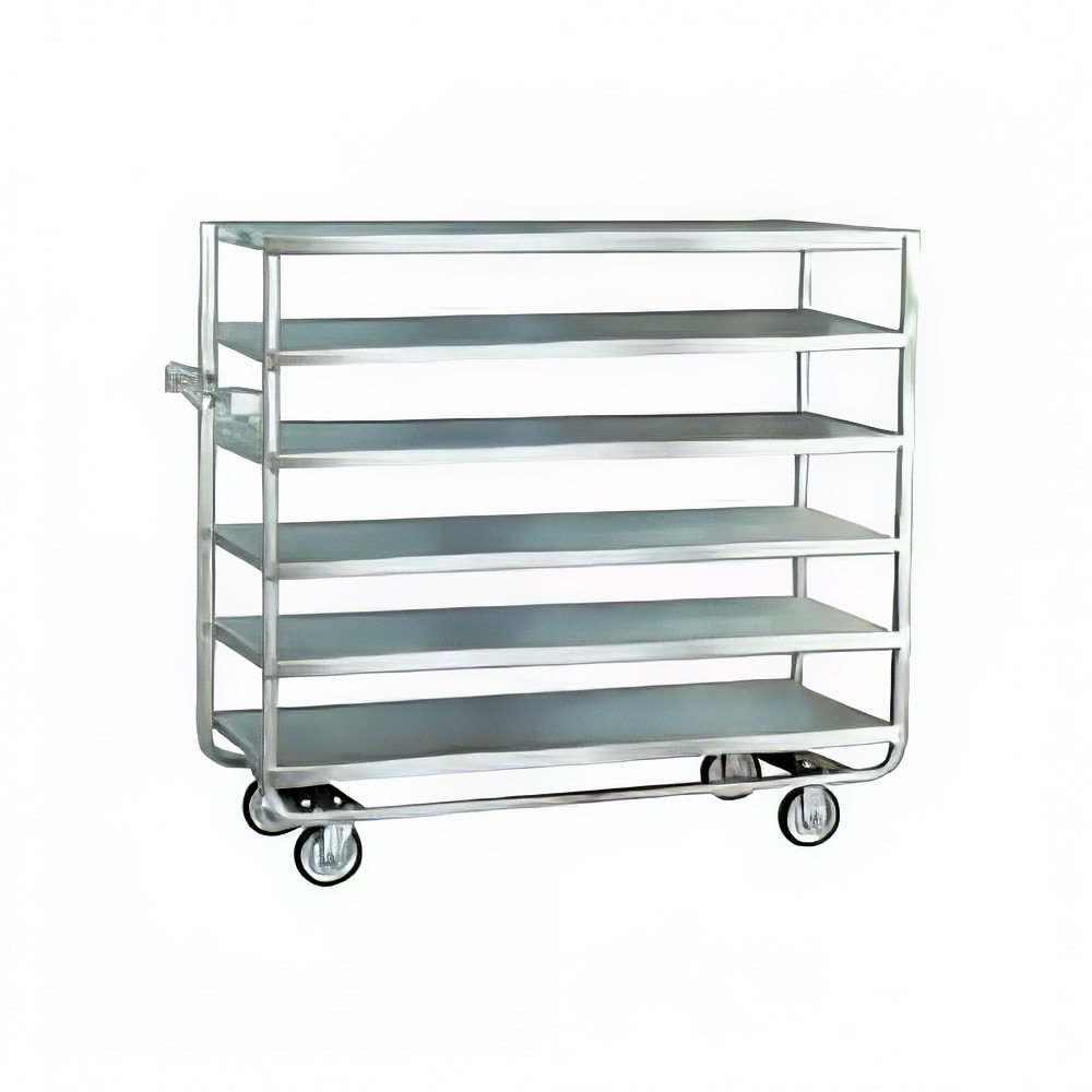 Lakeside 762 Queen Mary Cart - 6 Levels, 700 lb. Capacity, Stainless, Flat Edges