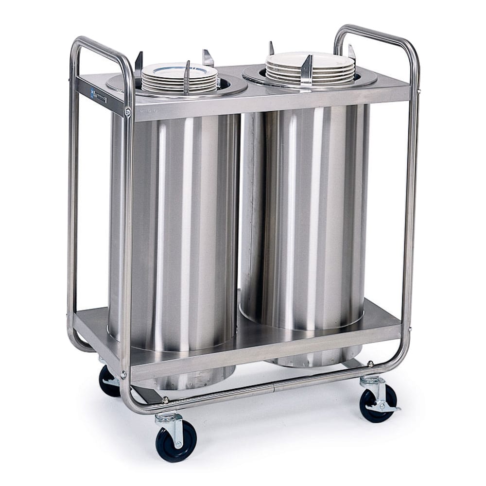 Lakeside 773 35 1/2" Mobile Dish Dispenser w/ (2) Columns, Stainless